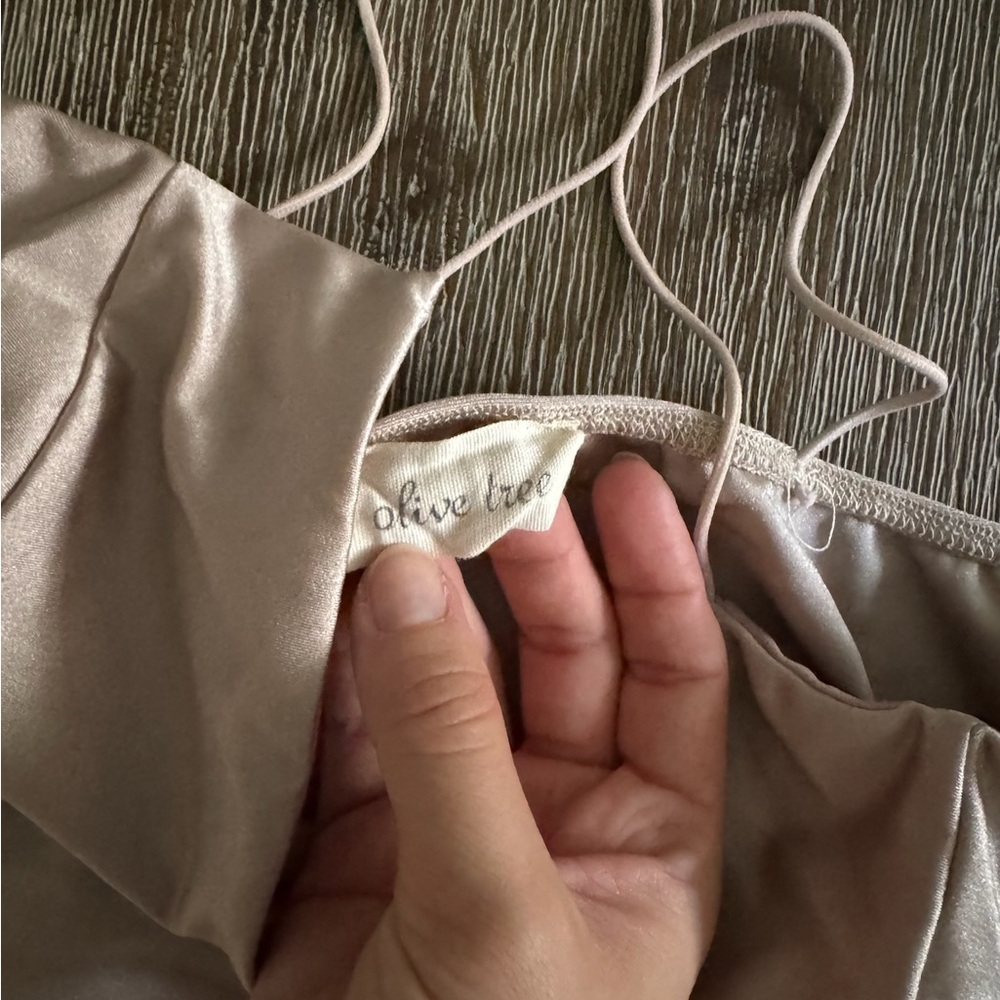 Women's Satin Sleepwear in Cream